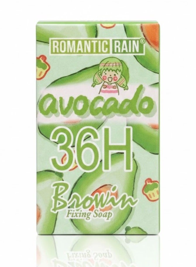 Long-lasting eyebrow soap for styling eyebrows - Avocado