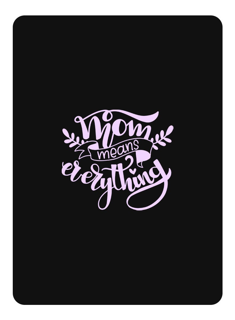 Theodor Protective Flip Case For Samsung Galaxy Tab A 10.5, T590 With Trifold Stand Auto Wake Sleep Shockproof Cover Mom means everything copy - Image 1