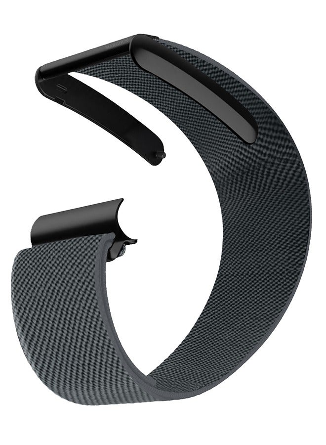 CATANES Premium Adjustable Nylon Strap for WHOOP 5, MG,One, Peak and Life – Lightweight & Breathable Replacement Band - Grey - Image 1