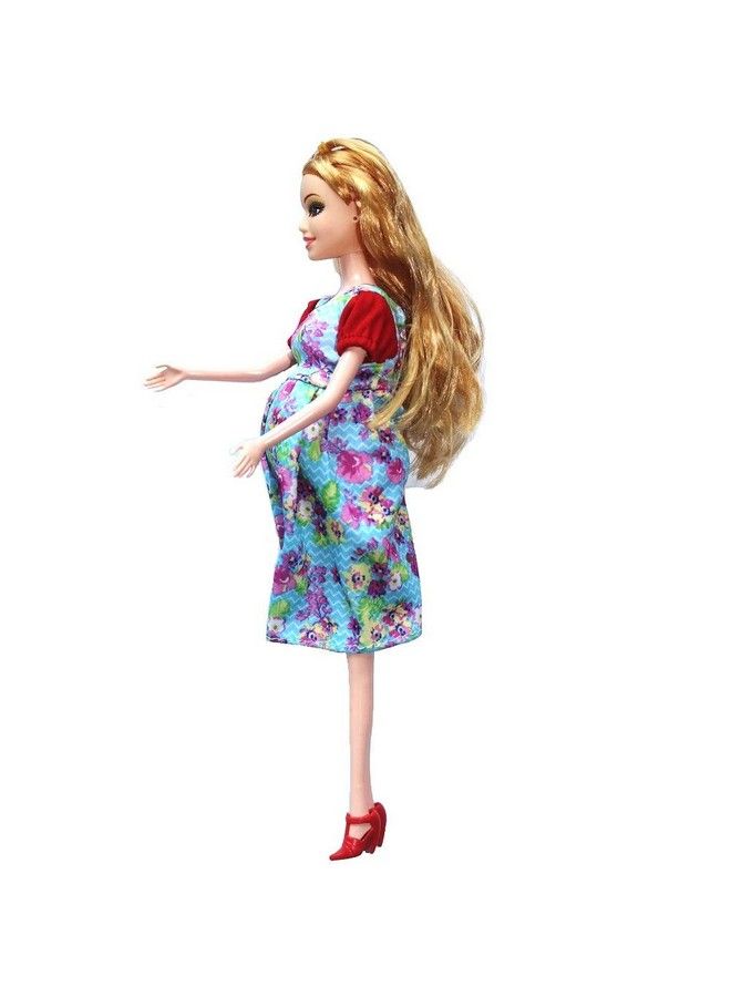 Kunhe Colorful Real Pregnant Doll Have A Baby In Her Tummy Mom Doll - Image 4