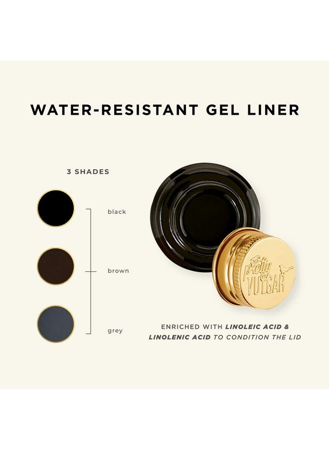 Pretty Vulgar Pretty Vulgar The Ink Gel Eyeliner, Eyeliner enriched with Vitamin C, Linoleic & Linolenic Acids, Highly-Pigmented, Long-Wearing, Quick-Drying, Water-Resistant, 6g / 0.2 Oz. - Image 4