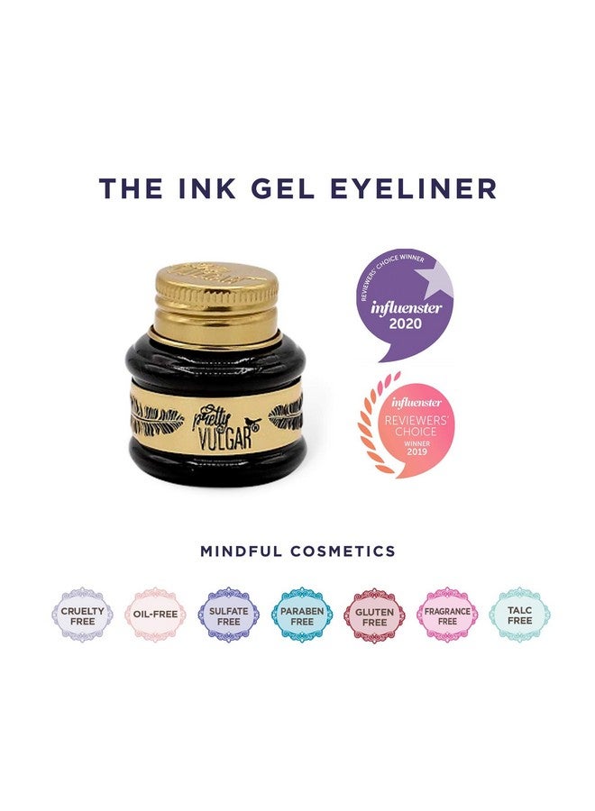 Pretty Vulgar Pretty Vulgar The Ink Gel Eyeliner, Eyeliner enriched with Vitamin C, Linoleic & Linolenic Acids, Highly-Pigmented, Long-Wearing, Quick-Drying, Water-Resistant, 6g / 0.2 Oz. - Image 2