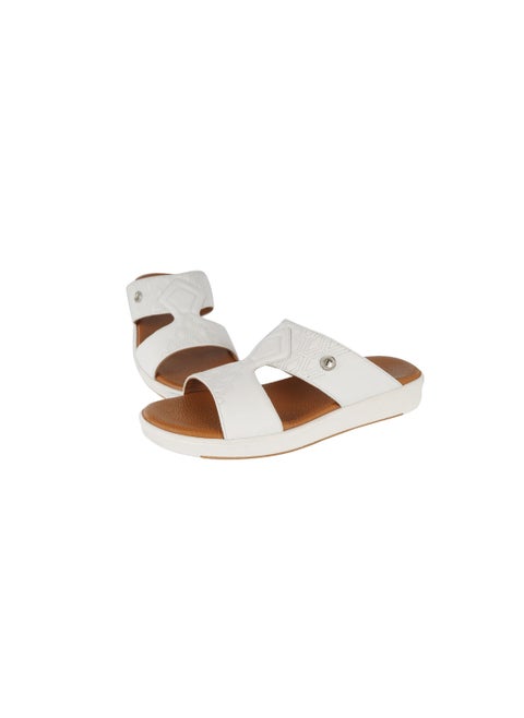Barjeel Uno Boys Elegant Arabic Sandals BB03 White