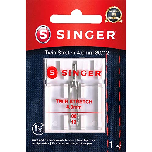 SINGER Universal Twin Stretch Sewing Machine Needle - Image 1