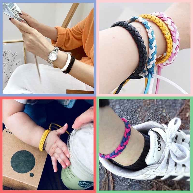 BuggyBands 12 Pack Mosquito Repellent Bracelets, Individually Wrapped PU Leather Insect & Bug Repellent Wrist Bands for Kids & Adults Outdoor Camping Fishing Traveling - Image 3