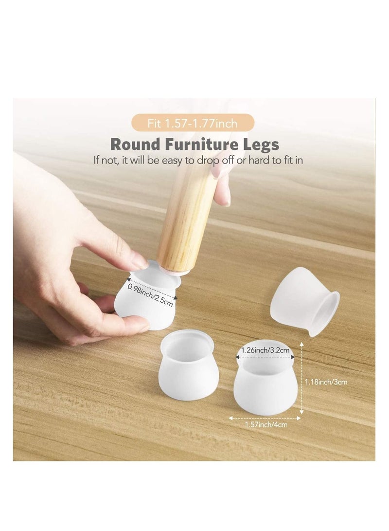 32pcs Furniture Silicone Protection Covers for Chair Legs -32pcs Furniture Silicone Protection Covers for Chair Legs -  - Image 3