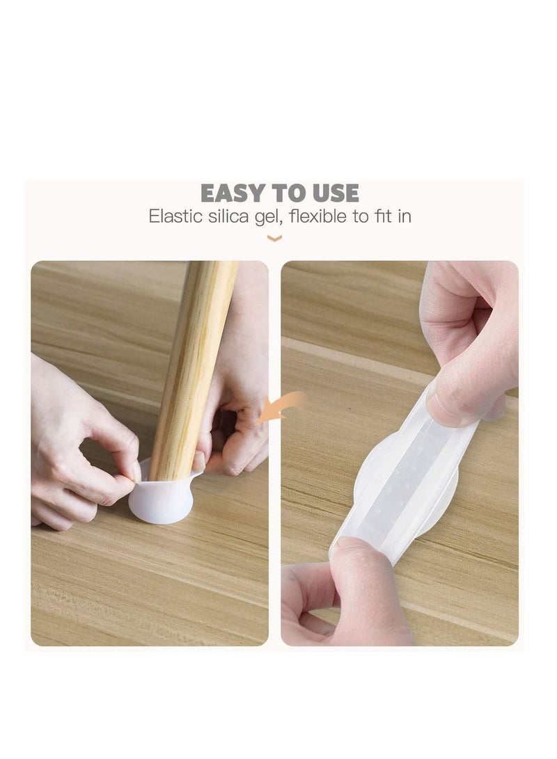32pcs Furniture Silicone Protection Covers for Chair Legs -32pcs Furniture Silicone Protection Covers for Chair Legs -  - Image 4