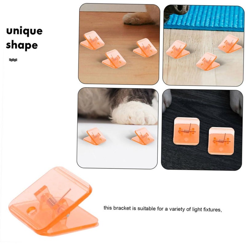 Puppy Pad Holder With Wall Mount Non Slip Base 8 Pieces Orange For Dog Training Supplies - Image 4