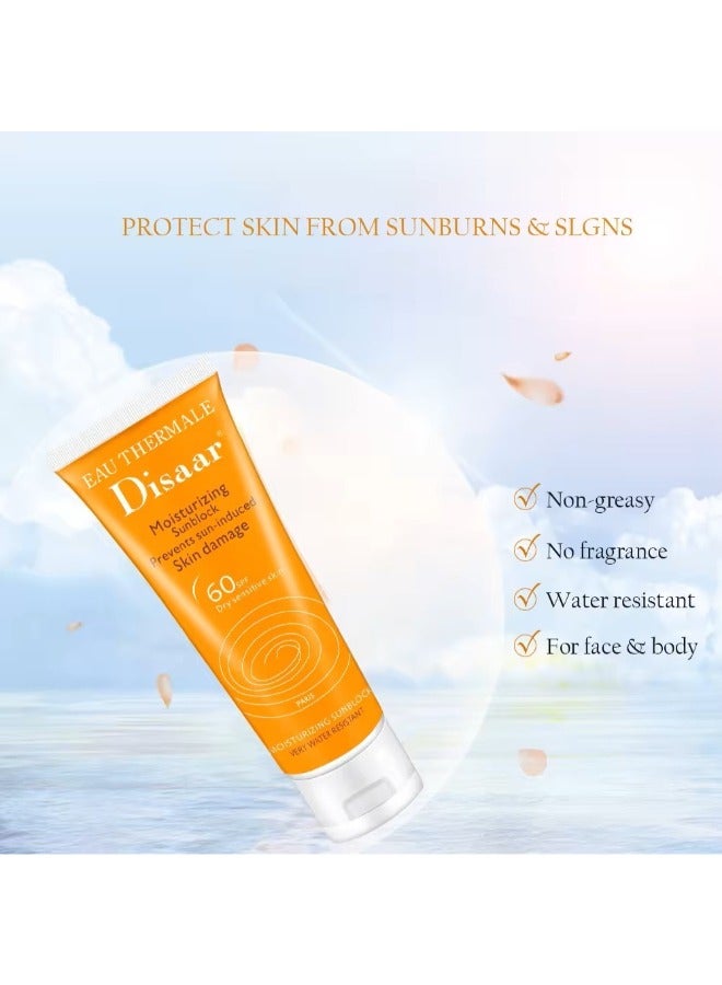 Disaar Moisturizing Sunblock SPF 60 , 80ml - Image 2