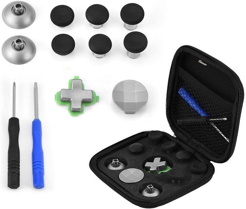 Eboxer Controller Accessories Kit for/for One, 12 in 1 Replacement Parts Kits Lever Buttons for/for One Controller - Image 1