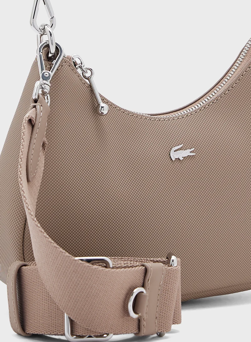 لاكوست Essentials Top Handle Zip Over Crossbody