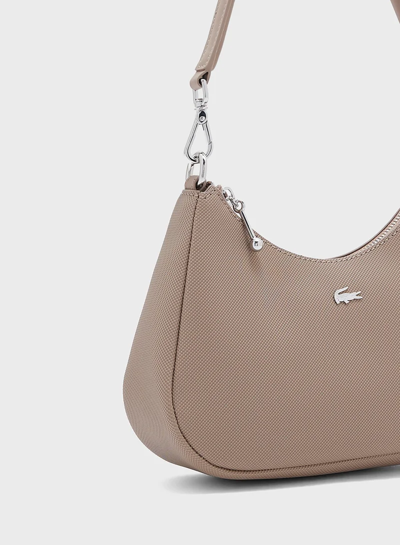 لاكوست Essentials Top Handle Zip Over Crossbody