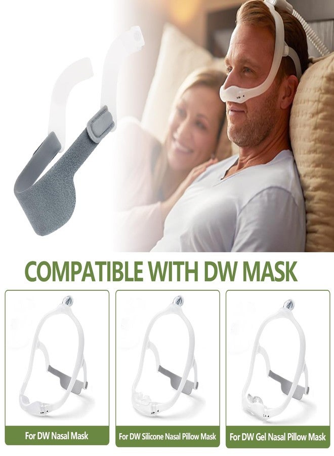 ALOCS Headgear with Arms for DreamWear Gel Nasal & Pillow Masks Strap, Headgear Strap Replacement for DreamWear Headgear, Adjustable Headgear Reduces Air Leaks - 1 Pack - Image 2