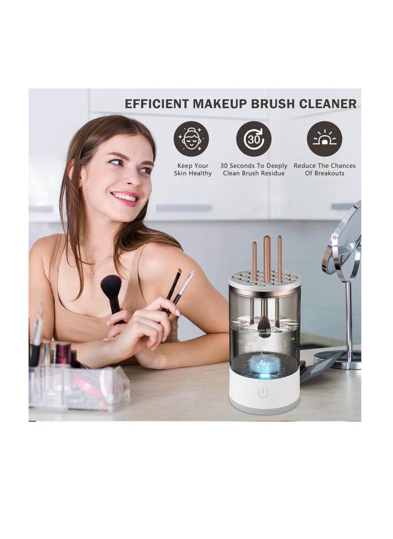 Generic - Electric makeup brush cleaner, portable rechargeable makeup brush cleaning machine - Image 1