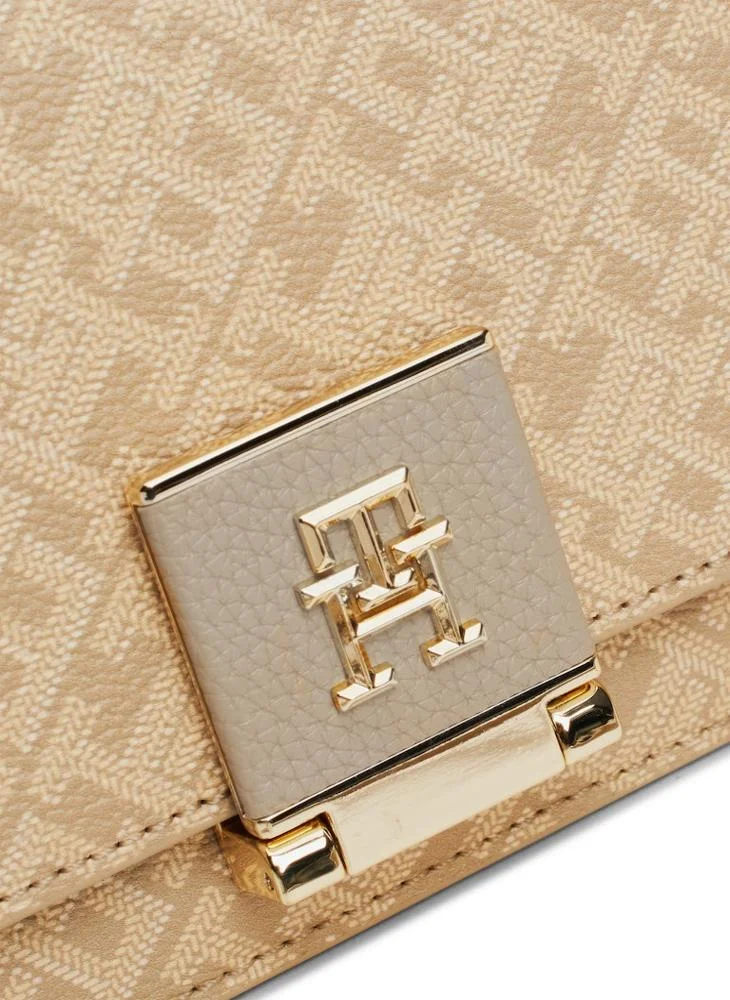 TOMMY HILFIGER Monogram Flapover Crossbody