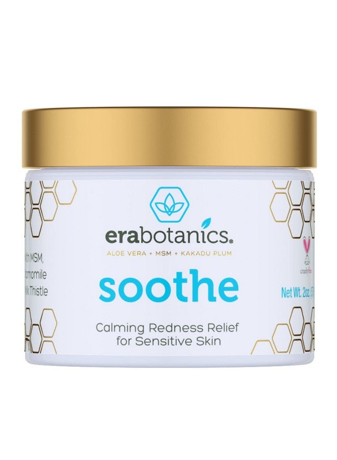Era Organics Cream Redness Relief Moisturizer- Soothing Redness Relief For Face With Manuka Honey, Msm, Chamomile - Calming Moisturizer For Face - Redness Face Cream Made In Usa - Image 1