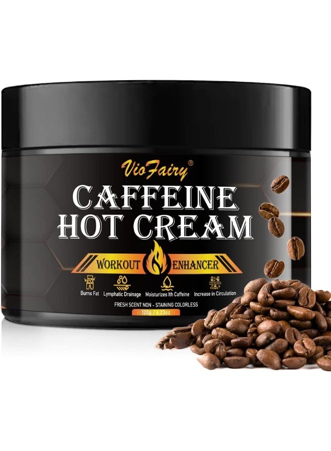 VIOFAIRY Caffeine Anti Cellulite Hot Cream, Body Sculpting Cellulite Workout Cream for Women & Men - Image 1