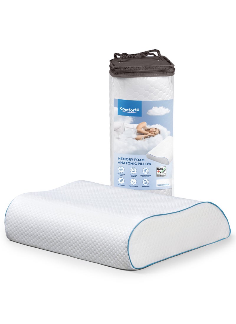 Comforto Wave Blue Piping