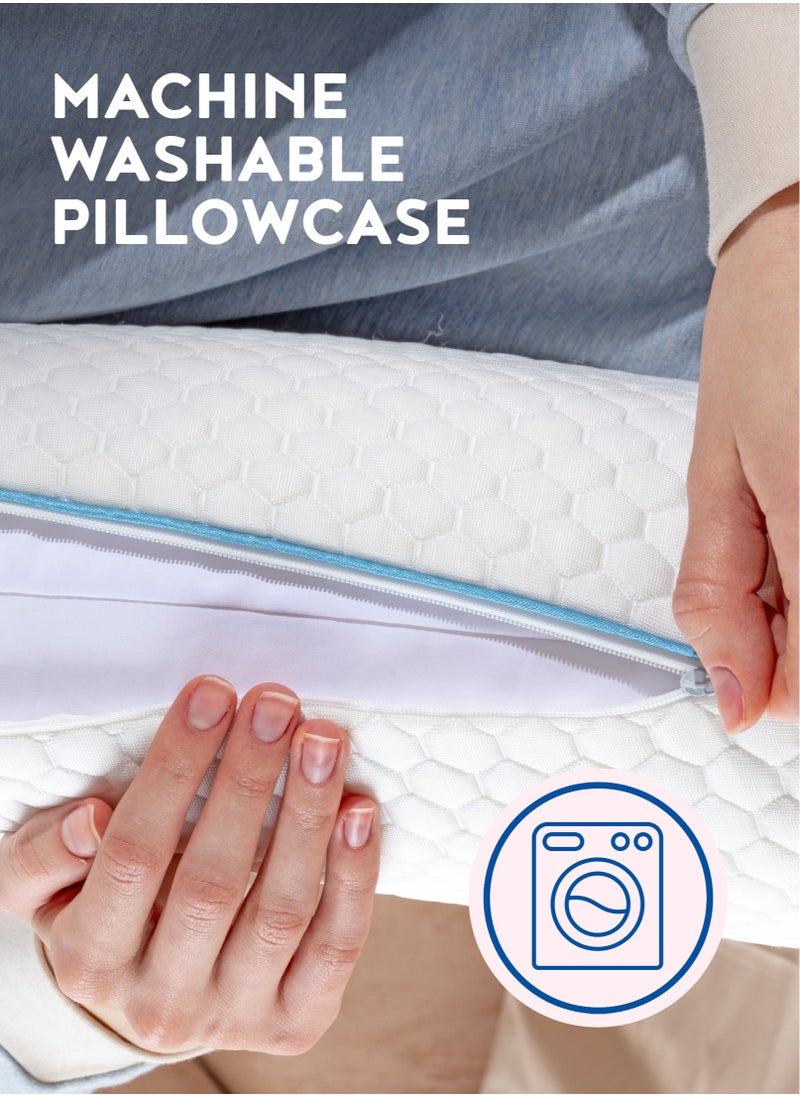 Comforto Wave Blue Piping