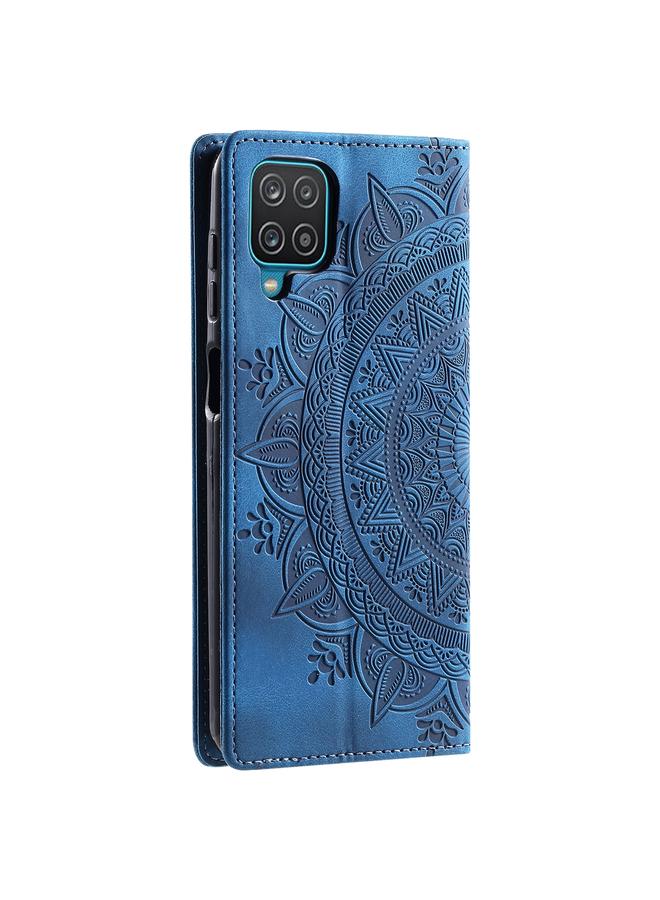 اس-توب جراب لهاتف Samsung Galaxy A22 4G / M32 4G جراب هاتف من الجلد المغناطيسي المنقوش بالطوطم - Image 3