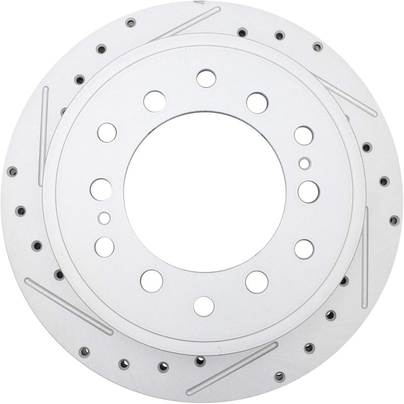 TRQ Rear Performance Brake Rotors Set Premium G-Coated Compatible with 2010-2022 Lexus GX460 Toyota 4Runner 2010-2014 FJ Cruiser - Image 5