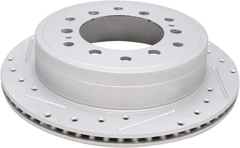 TRQ Rear Performance Brake Rotors Set Premium G-Coated Compatible with 2010-2022 Lexus GX460 Toyota 4Runner 2010-2014 FJ Cruiser - Image 4