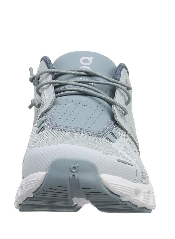 ON ON Women's Cloud 5 Sneakers, Grey, White  - Image 2