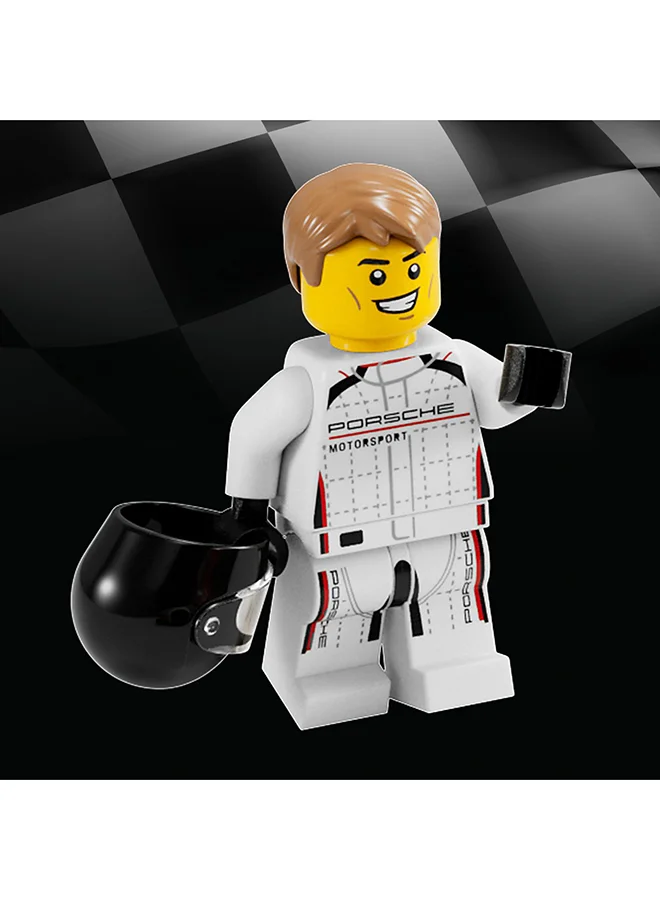 LEGO Speed Champions Porsche 963 76916 Building Toy Set; Collectible Car Toy For Kids Aged 9+; Buildable Model Kit Of Porsche; Includes Driver Minifigure For Racing Playtime (280 Pieces)