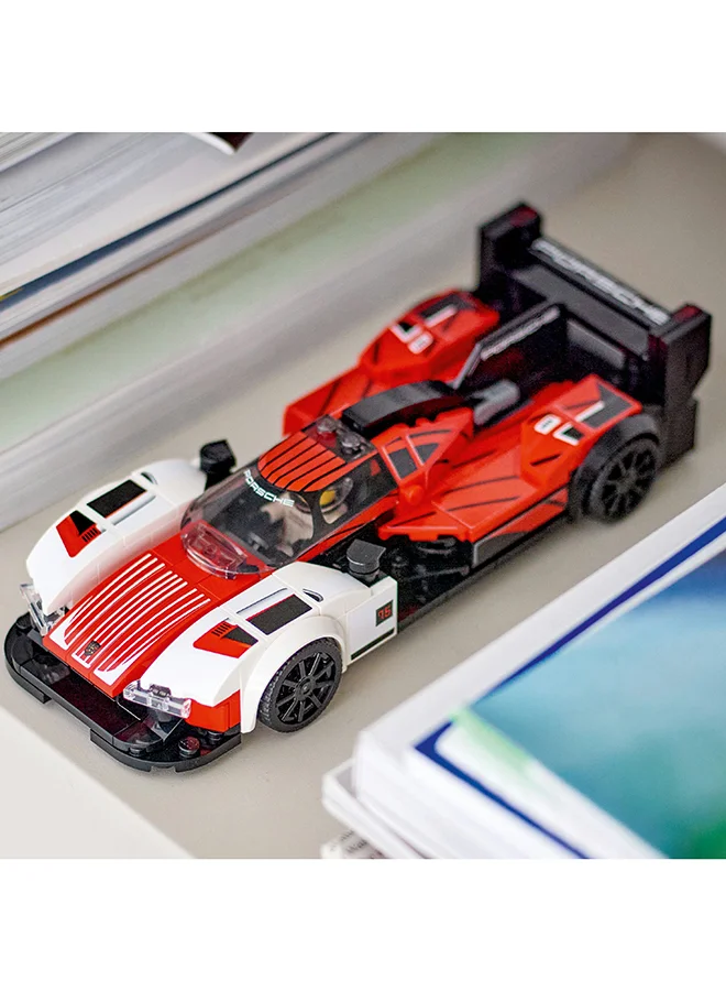 LEGO Speed Champions Porsche 963 76916 Building Toy Set; Collectible Car Toy For Kids Aged 9+; Buildable Model Kit Of Porsche; Includes Driver Minifigure For Racing Playtime (280 Pieces)
