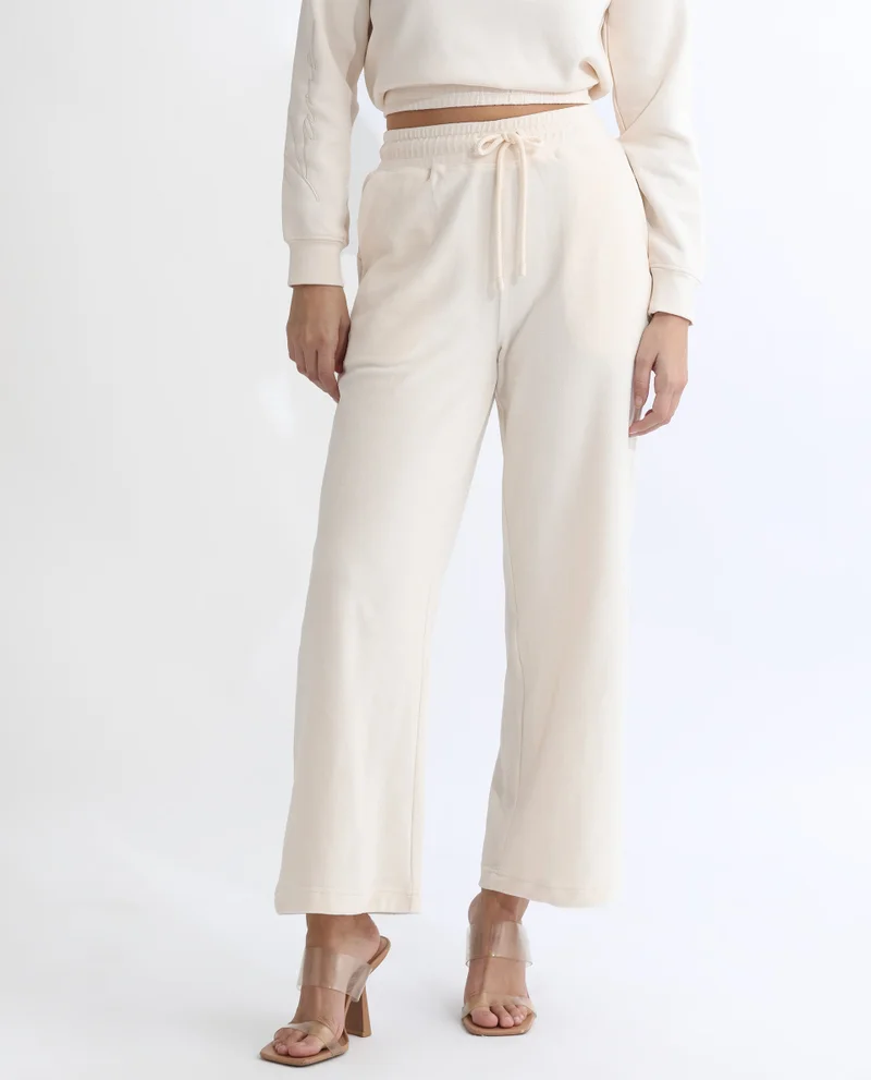 Rareism Women's Relaxed Comfort Wide Leg Sweatpants