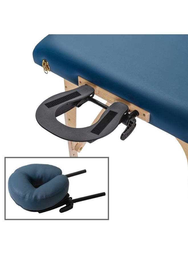 EARTHLITE Massage Table Face Cradle DELUXE ADJUSTABLE - Durable, Fully Adjustable Headrest Platform for massage chairs & tables, Amethyst - Image 3