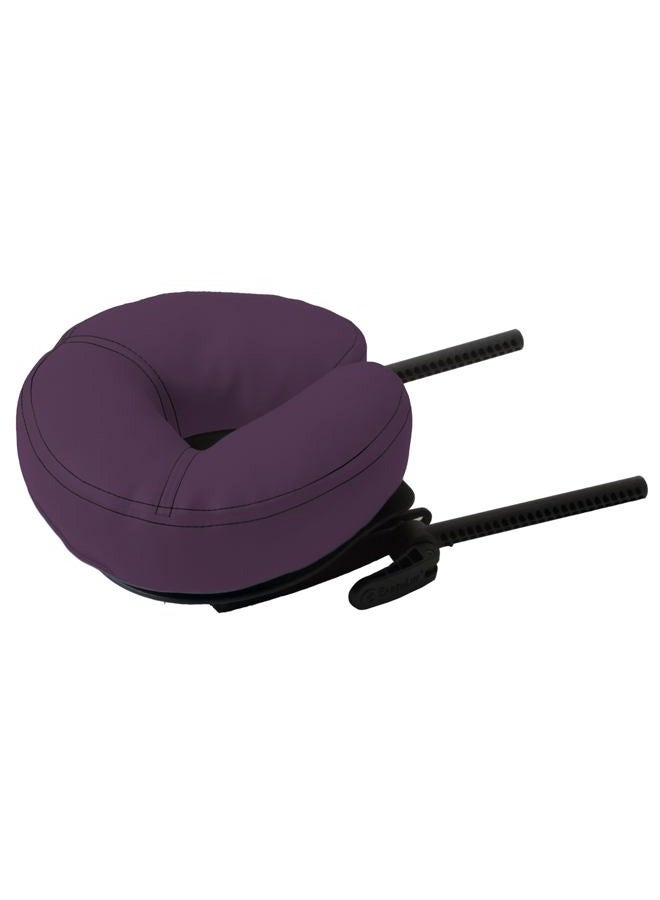 EARTHLITE Massage Table Face Cradle DELUXE ADJUSTABLE - Durable, Fully Adjustable Headrest Platform for massage chairs & tables, Amethyst - Image 1