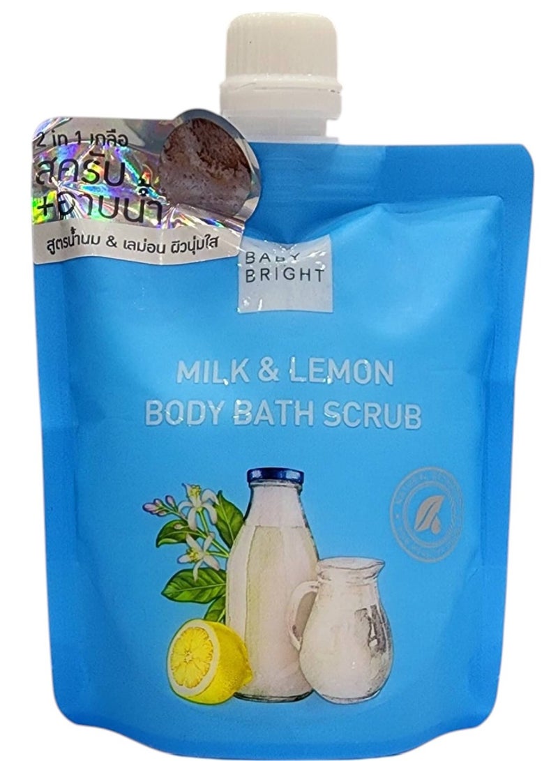 بيبي برايت مقشر الجسم بالحليب والليمون من بيبي برايت 250 جم - Image 1