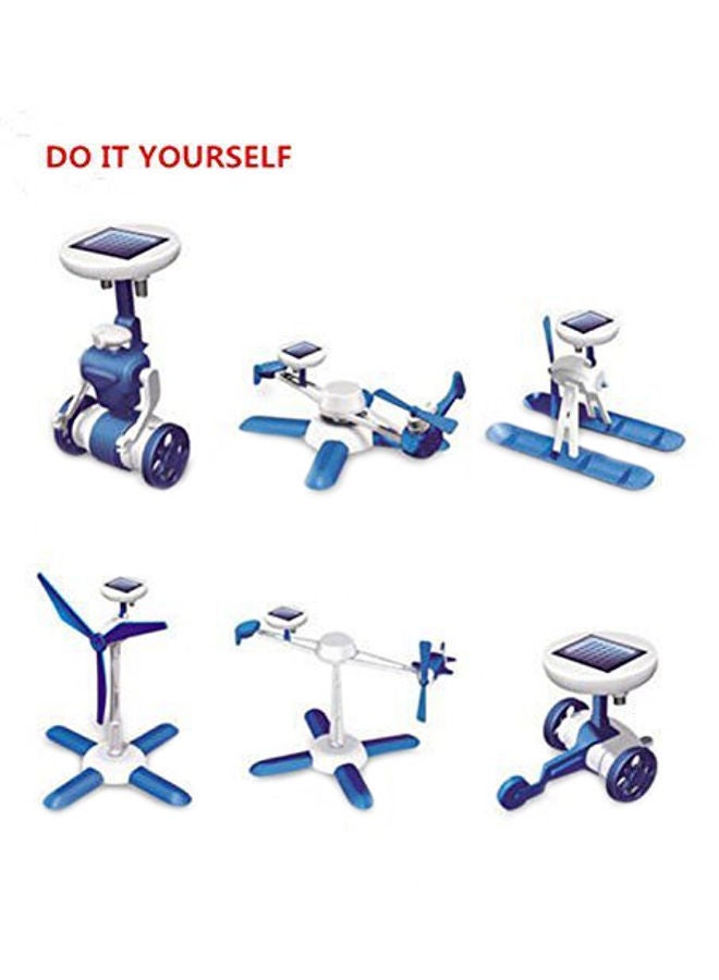 NIBEMINENT 6-In-1 DIY Solar Power Kits Educational Robotic Model Toy