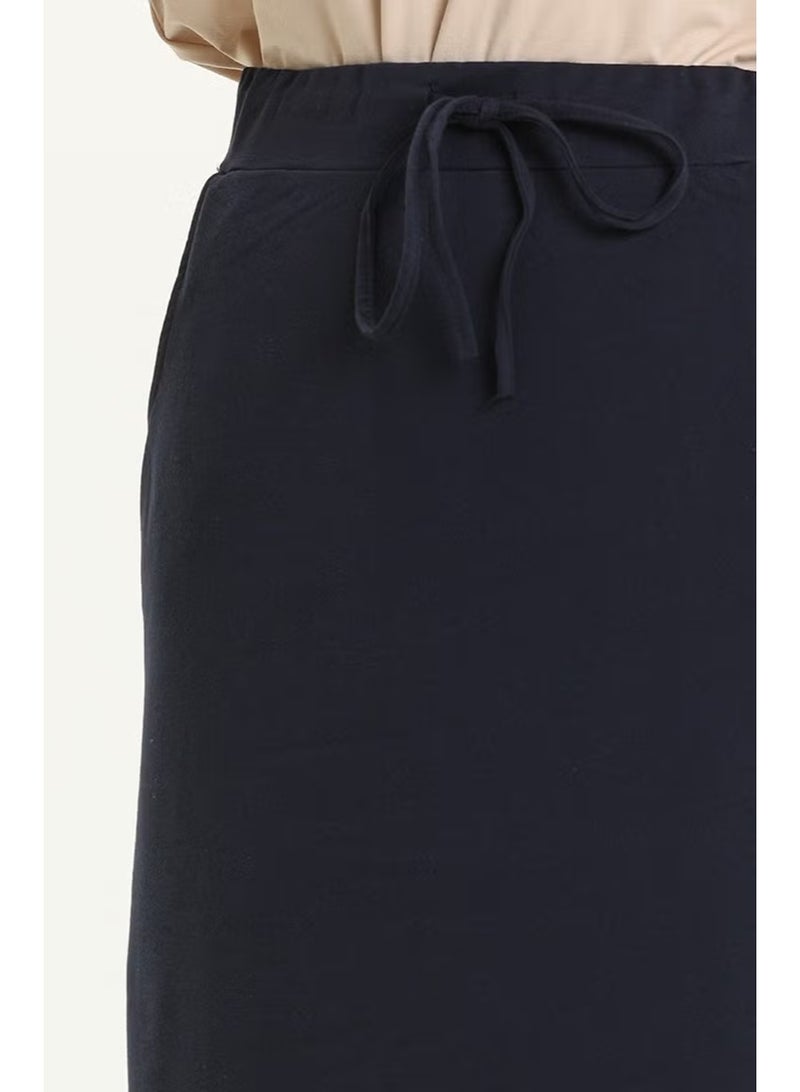 Sefa Merve Pocket Sports Skirt 0152-05 Navy Blue - Image 3
