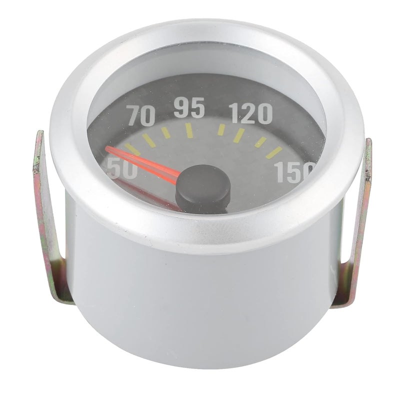 Oil Temp Gauge, Temperature Gauge for Car 12V Oil Temperature Plastic Aluminum Alloy with Accessories for Car - Image 1