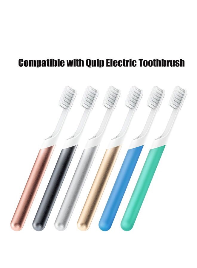 Proate Electric Toothbrush Replacement Heads Toothbrush Replacement Heads for Quip Toothbrush 4 Pcs (White) - Image 3
