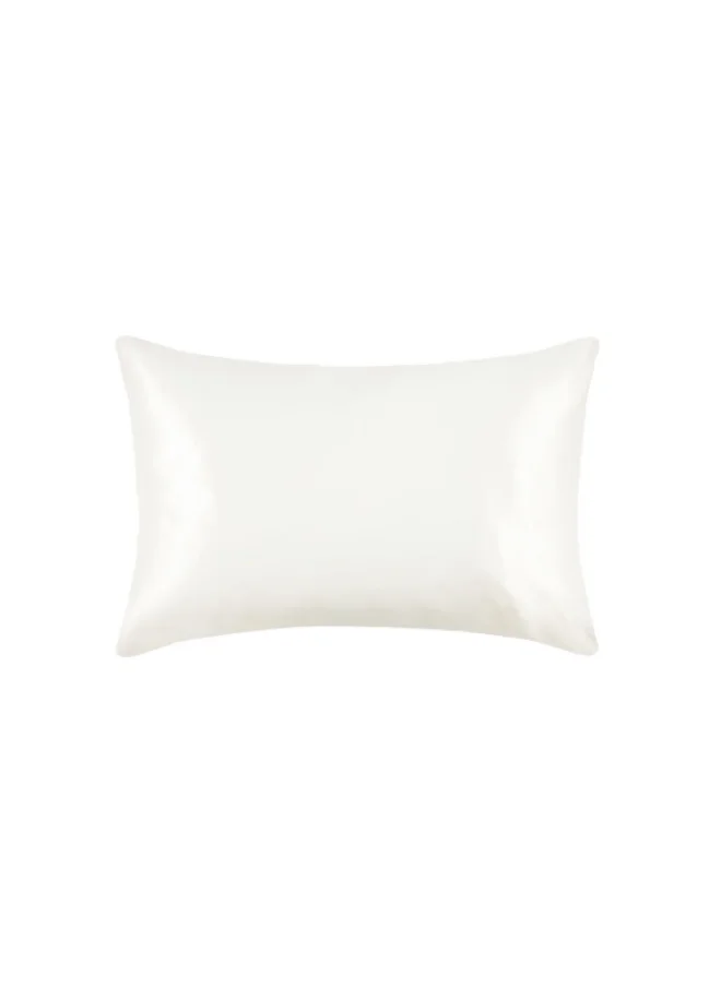 هير اسينشيالز Satin Pillowcase - White