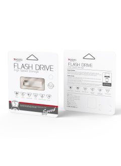 Yesido Yesido FL13 Flash Drive High Speed Storage Metal Body Fast Data 16GB USB2.0 USB Flash Disk - Silver  - Image 1
