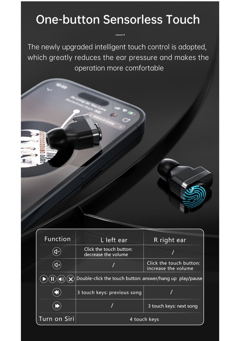 TWS earphones and watches two in one, 1.96 '' multifunctional waterproof sports smart watch, health monitoring information reminder, ultra long standby, compatible with Apple and Android - Image 5