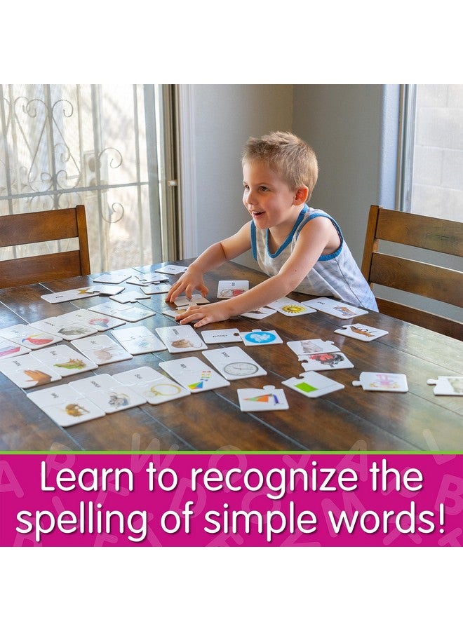 THE LEARNING JOURNEY : Match It! - First Words - 30 Piece Self-Correcting Words With Matching Images For Emerging Readers - Sight Words Puzzle For Kids Ages 3 And Up - Award Winning Toys - Image 4