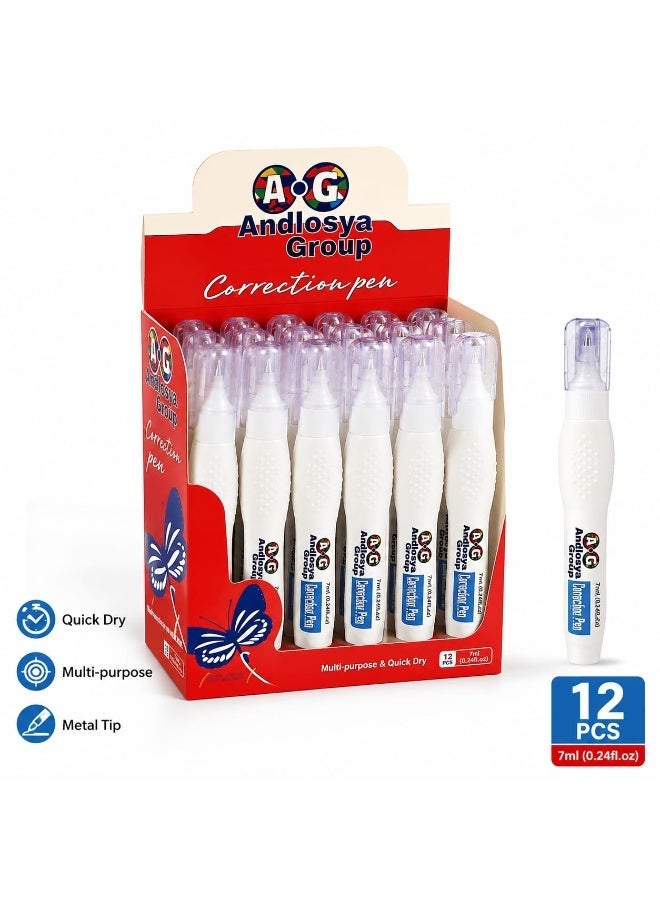 Set of Dozen Correction Fluid Pens - from Andlosya - 12 Large - Image 1