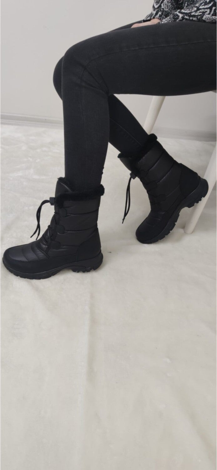 Çiğdem Kundura Çiğdem Snow Boots Kar2 Unisex - Black - 40 - ST01231-BLACK-40 - Image 2