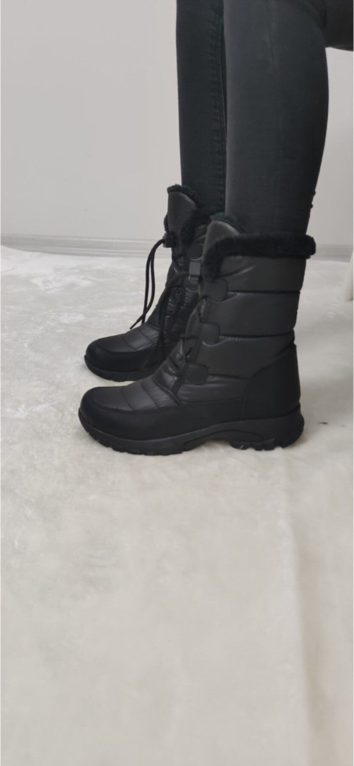 Çiğdem Kundura Çiğdem Snow Boots Kar2 Unisex - Black - 40 - ST01231-BLACK-40 - Image 4