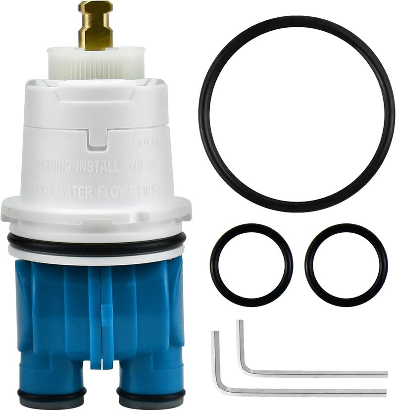 BUWTIQ RP19804 Shower Cartridge for Delta Monitor 1300/1400 Series Shower Faucet Single Handle, Replacement Monitor Pressure Balance Single Function Cartridge, Easy Installation - Image 1