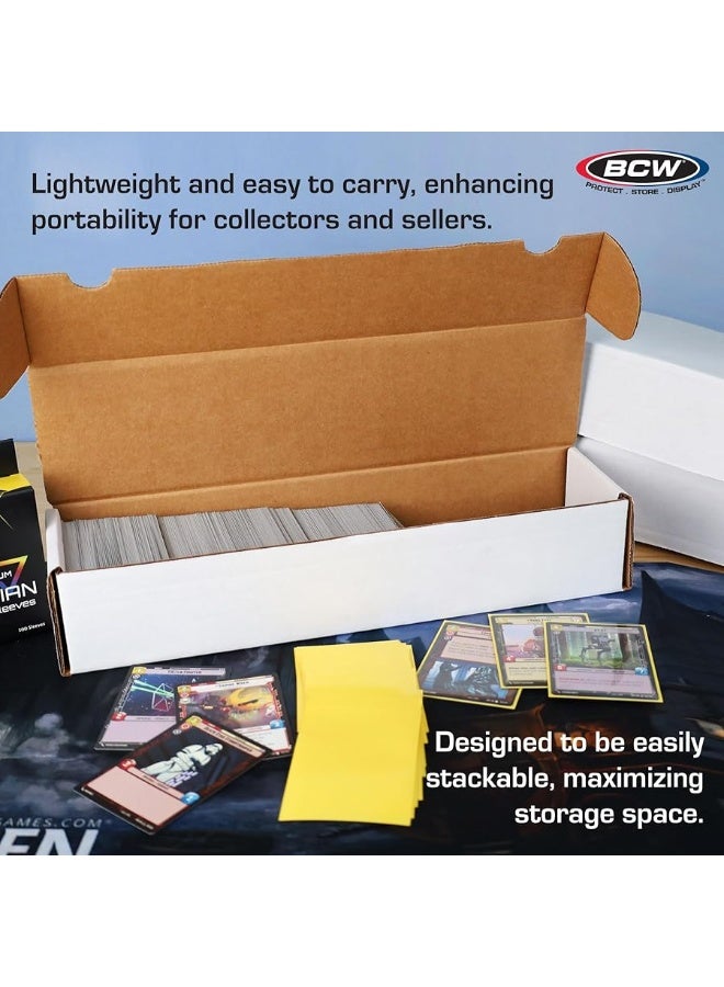 BCW 800 Count Trading Card Storage Box - 3 Pack | Cardboard Organizer for Baseball, Basketball, Football Cards, MTG, Pokemon | Card Game Storage & Protection | Card Storage Box | Assembly Required - Image 3