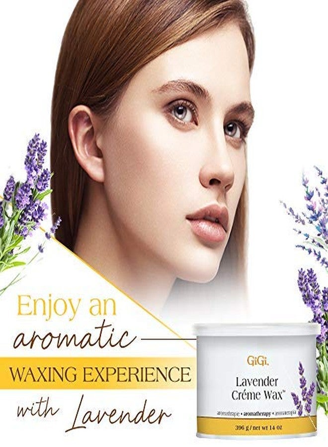 GiGi Lavender Crème Wax for Hair Removal & Waxing, Soft Wax for Sensitive Skin, Face & Body, 14 oz, 1 Pack - Image 2