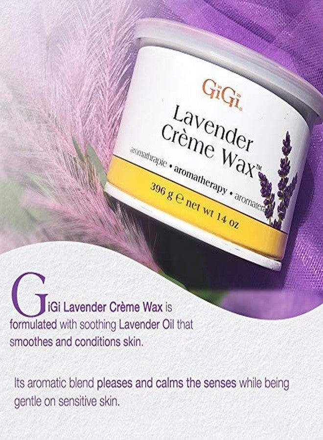 GiGi Lavender Crème Wax for Hair Removal & Waxing, Soft Wax for Sensitive Skin, Face & Body, 14 oz, 1 Pack - Image 5