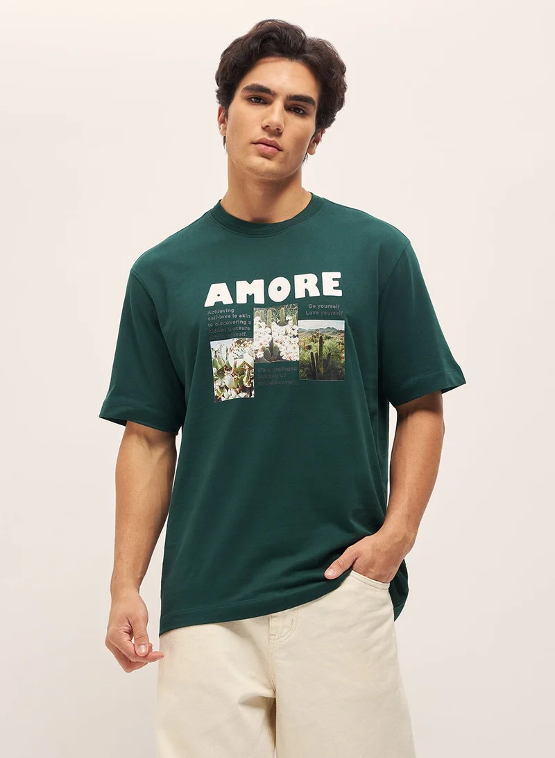 THE BEAR HOUSE Men’s Cotton T-Shirt – Soft, Breathable & Comfortable, Perfect for Casual Wear, Ideal for Everyday & Summer Wear