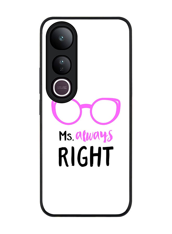 Stylizedd For vivo V50 Lite Case,Slim fit Camera Protection, Shockproof Thin Phone cover  - Ms. Always Right